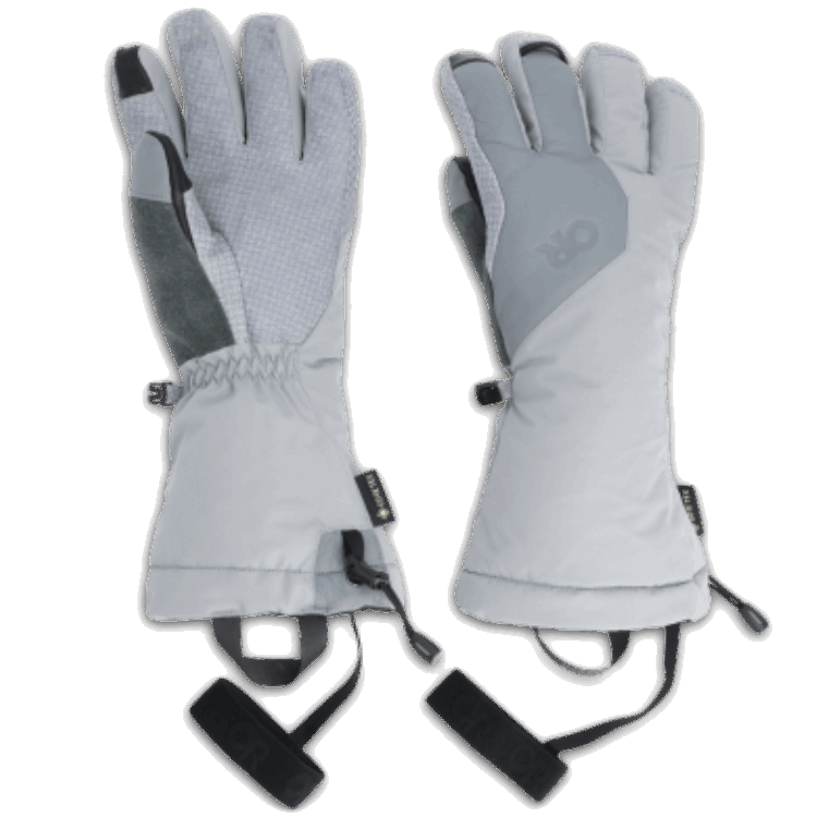 Utendørs Forskning Kvinners Super Couloir Gore-tex® Sensorhansker Lys Tinn