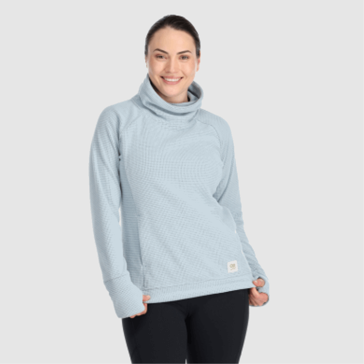 Utendørs Forskning Kvinners Trail Mix Cowl Pullover Arctic