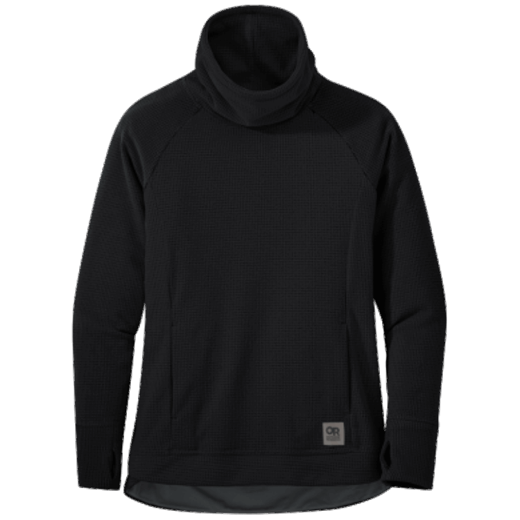 Utendørs Forskning Kvinners Trail Mix Cowl Pullover Svart