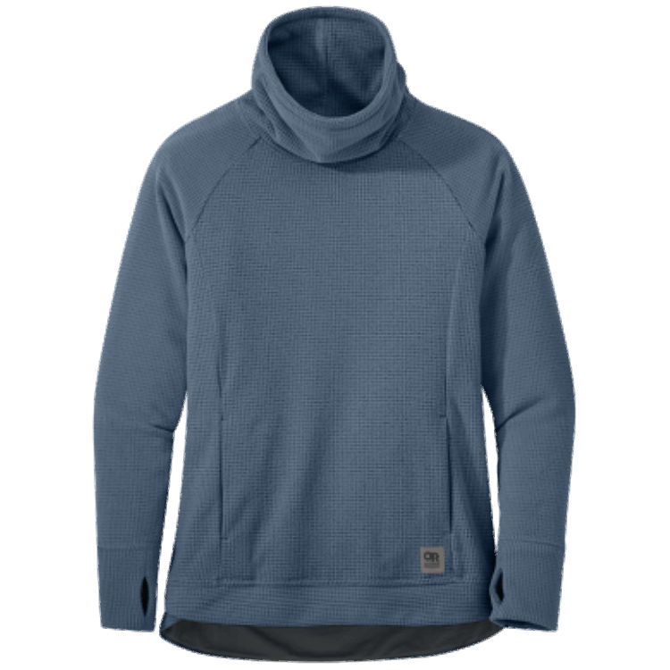 Utendørs Forskning Kvinners Trail Mix Cowl Pullover Nimbus