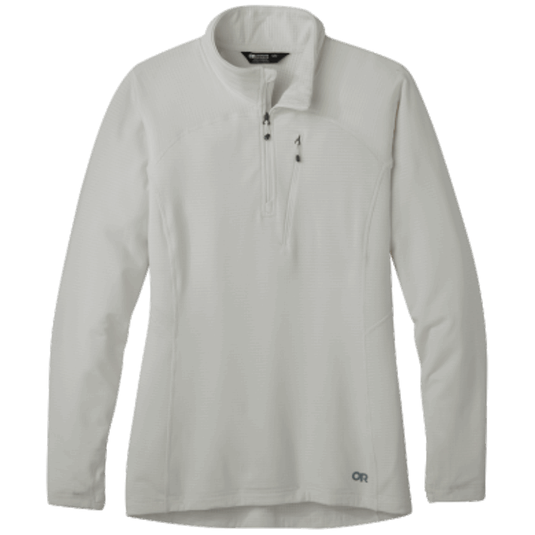 Utendørs Forskning Kvinners Vigor Quarter Zip Snø