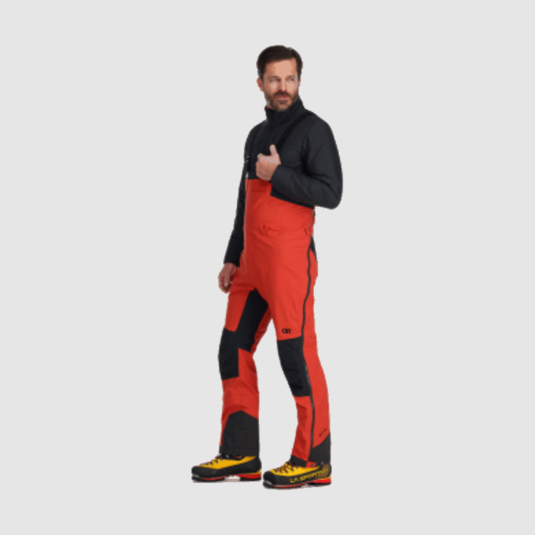 Utendørs Forskning Menns Erkeengel Gore-tex® Smekker Tranebær/svart