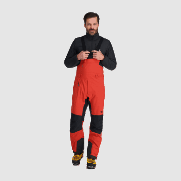 Utendørs Forskning Menns Erkeengel Gore-tex® Smekker Tranebær/svart