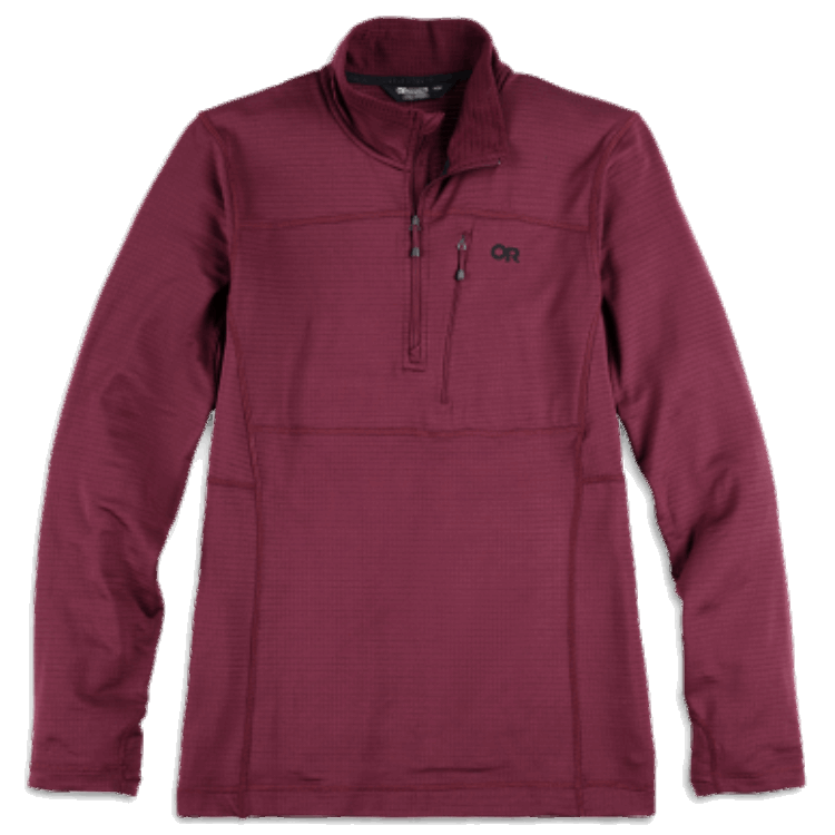 Utendørs Forskning Menns Vigor Quarter Zip Svart