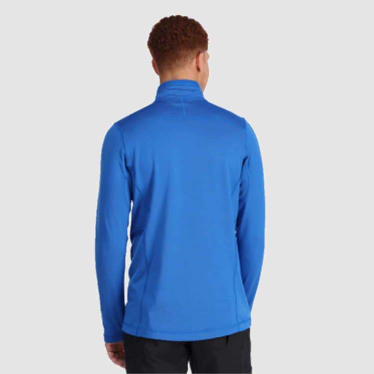 Utendørs Forskning Menns Vigor Quarter Zip Klassisk Blå