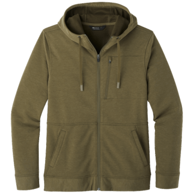 Utendørs Forskning Herre Emersion Fleece Hettegenser Loden Lyng