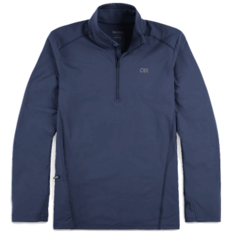 Utendørs Forskning Menns Baryton Quarter Zip Marineblå