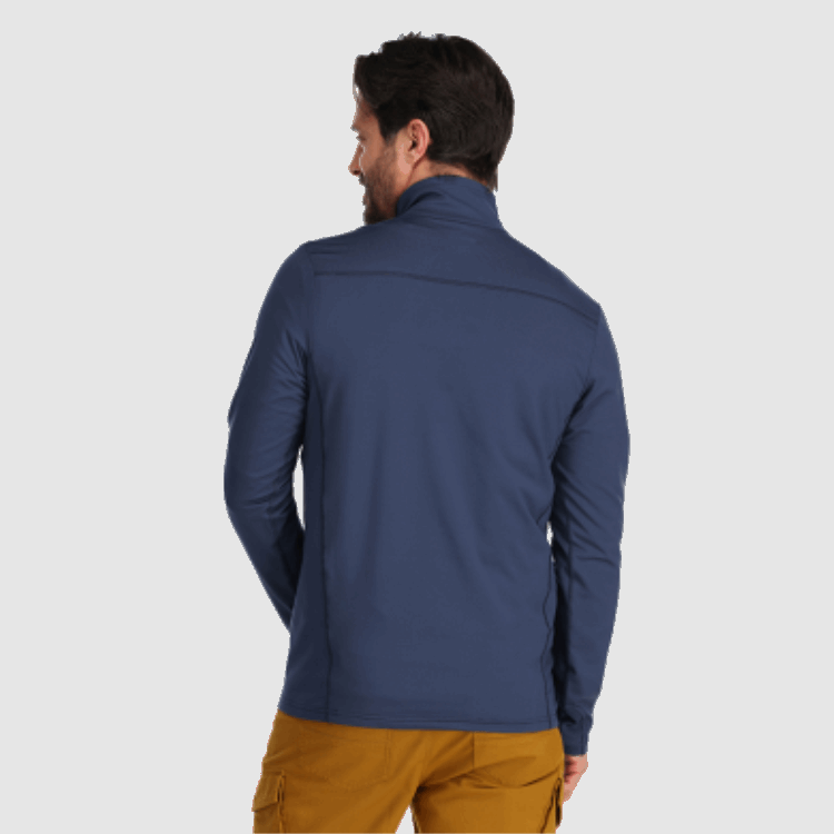 Utendørs Forskning Menns Baryton Quarter Zip Marineblå