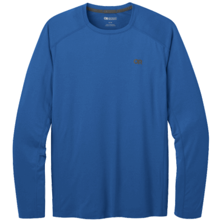 Utendørs Forskning Herre Argon L/s T-skjorte Klassisk Blå