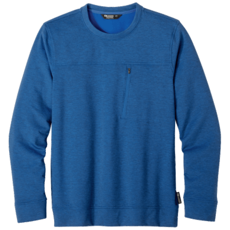 Utendørs Forskning Menns Emersion Fleece Crew Klassisk Blå Lyng