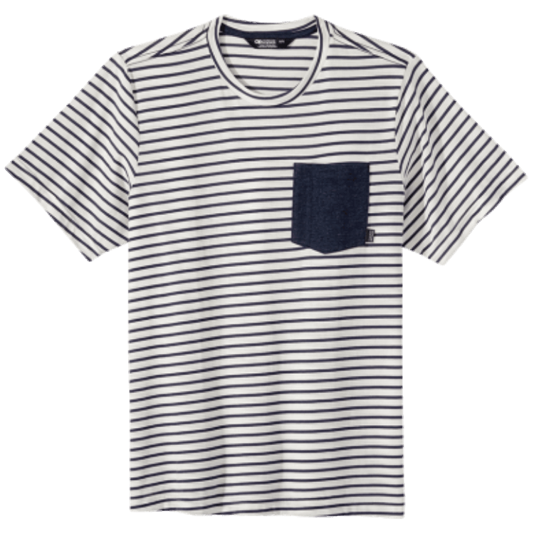 Utendørs Forskning Herre Terra S/s Tee Marineblå Stripe