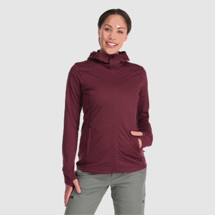 Utendørs Forskning Dame Melodi Full Zip Hettegenser Kalamata Lyng