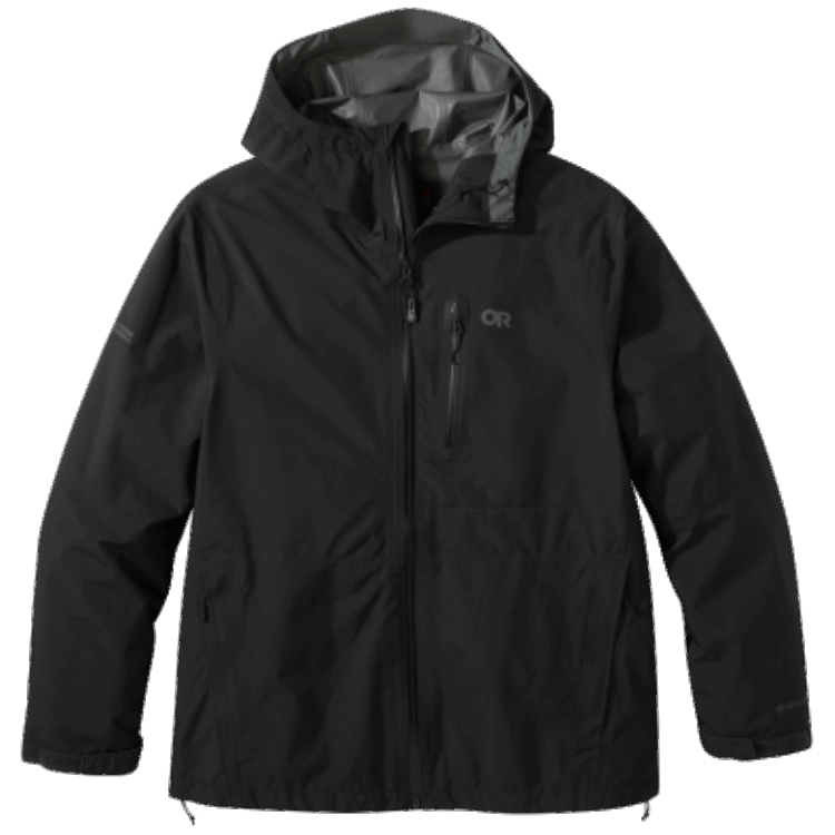 Utendørs Forskning Kvinners Aspire Ii Gore-tex® Plus Size Regnjakke Svart