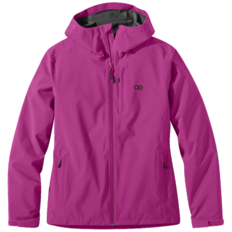 Utendørs Forskning Kvinners Dryline Regnjakke Fuchsia