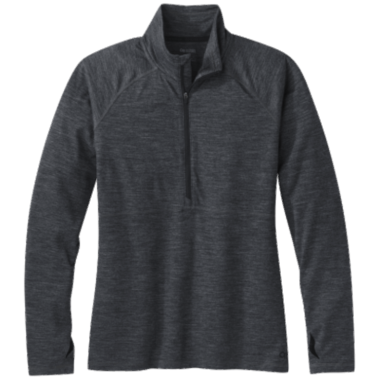 Utendørs Forskning Kvinners Alpin Debut Merino Halv Zip Trekull Lyng