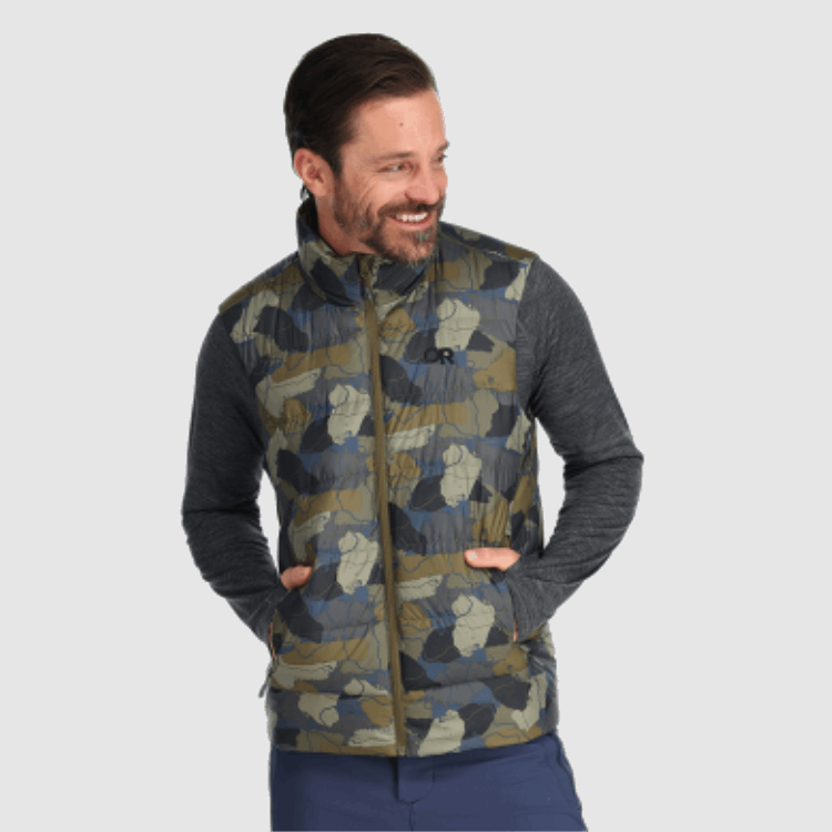 Utendørs Forskning Menn Coldfront Dunvest Loden Camo