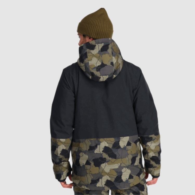 Utendørs Forskning Herre Snowcrew Jakke Loden Camo/svart