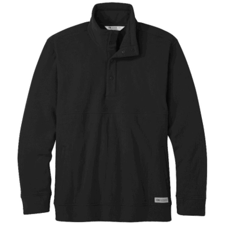 Utendørs Forskning Menns Trail Mix Snap Pullover Ii Svart
