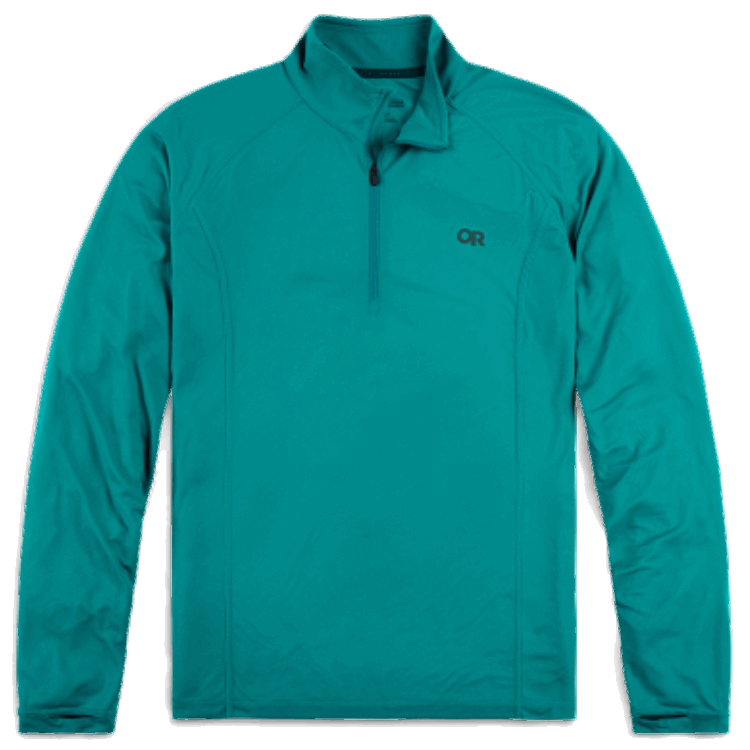 Utendørs Forskning Menns Echo Quarter Zip Dyp Innsjø