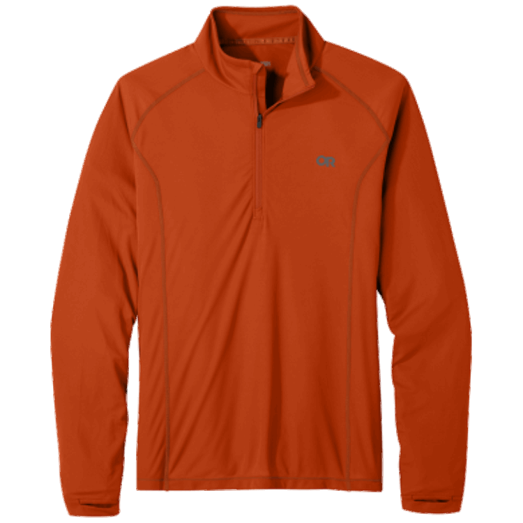 Utendørs Forskning Menns Echo Quarter Zip Redrock
