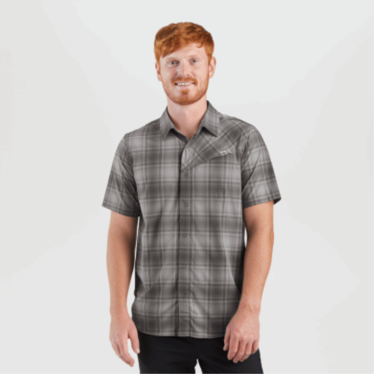 Utendørs Forskning Menns Astroman S/s Solskjorte Fatigue Plaid