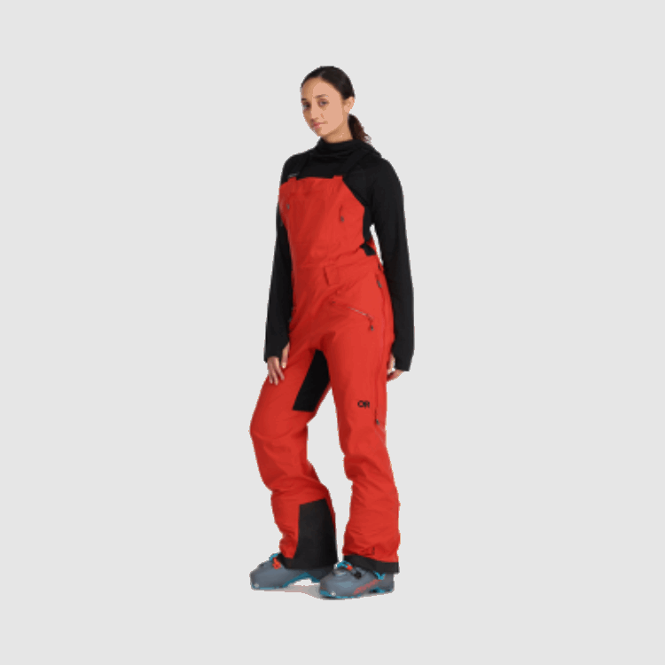 Utendørs Forskning Kvinners Halvkuler Ii Gore-tex® Bibs Tranebær