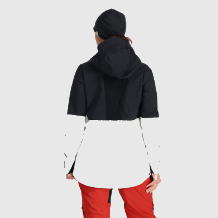 Utendørs Forskning Kvinners Halvkuler Ii Gore-tex® Jakke Svart/snø