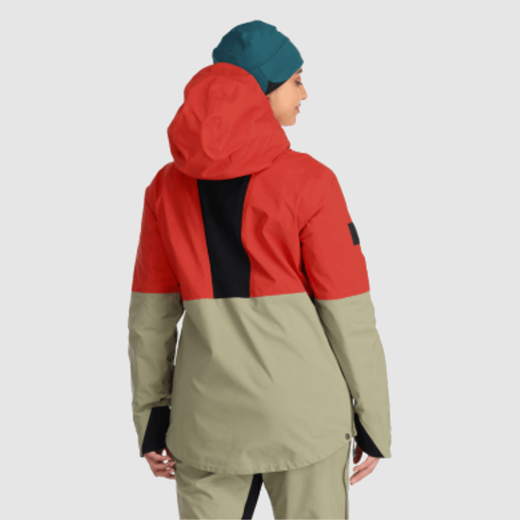 Utendørs Forskning Kvinners Halvkuler Ii Gore-tex® Jakke Tranebær/flint