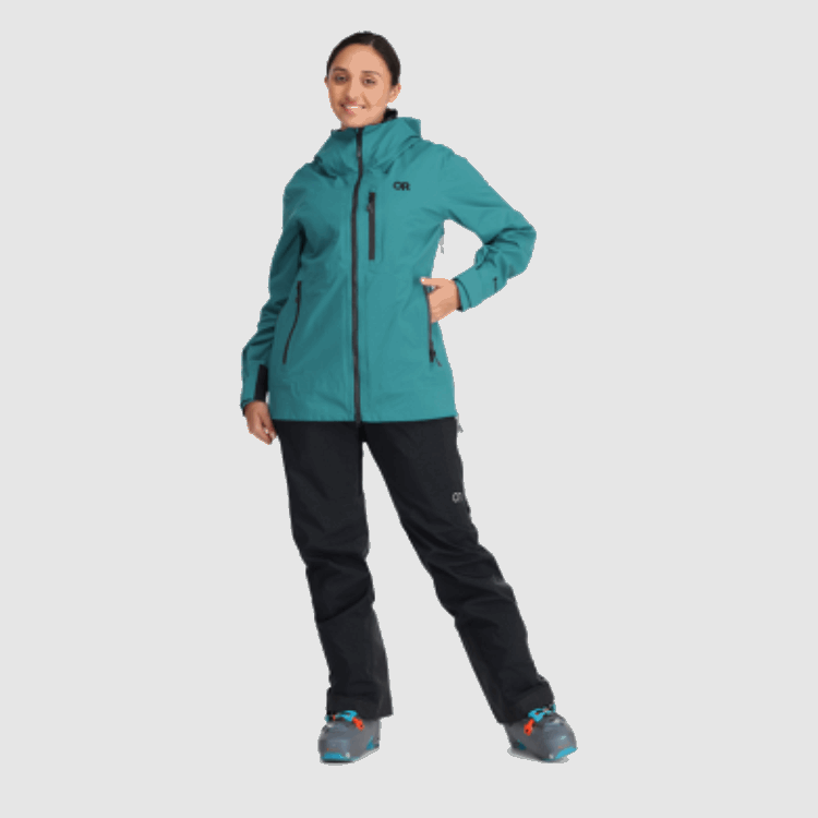 Utendørs Forskning Kvinners Halvkuler Ii Gore-tex® Jakke Deep Lake