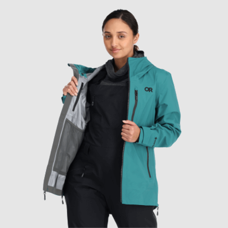 Utendørs Forskning Kvinners Halvkuler Ii Gore-tex® Jakke Deep Lake