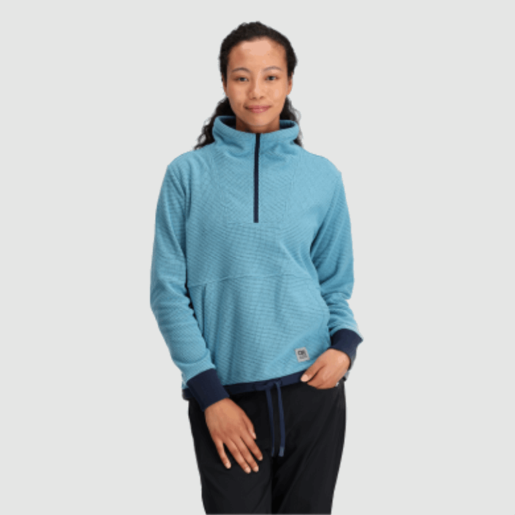 Utendørs Forskning Kvinners Trail Mix Quarter Zip Pullover Mineral