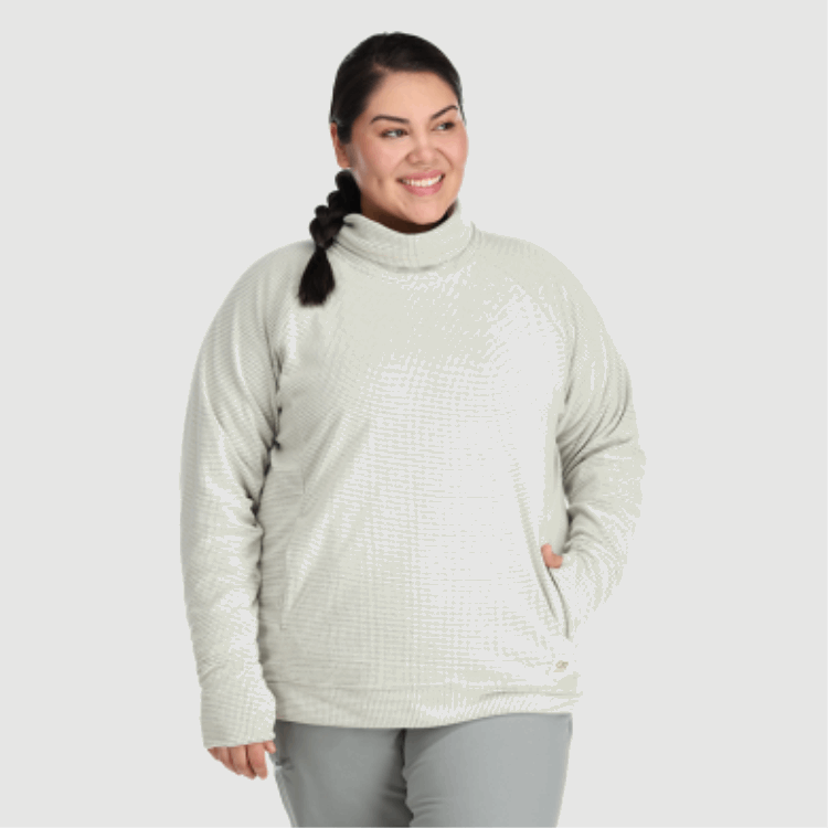 Utendørs Forskning Kvinners Trail Mix Cowl Pullover-pluss Sand