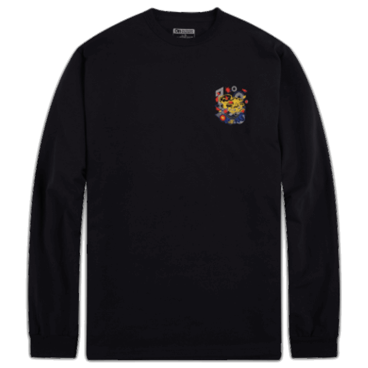 Utendørs Forskning Artist Serie Grafisk L/s Tee Svart