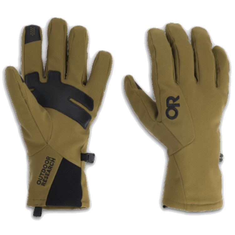 Utendørs Forskning Herre Sureshot Softshell Hansker Loden