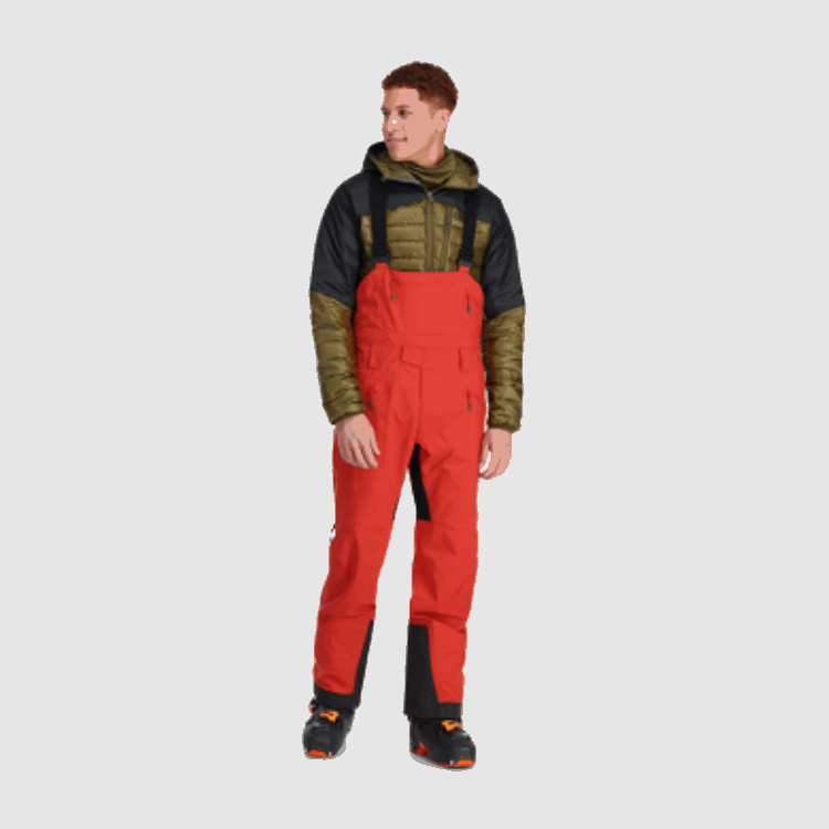 Utendørs Forskning Menns Halvkuler Ii Gore-tex® Bibs Tranebær